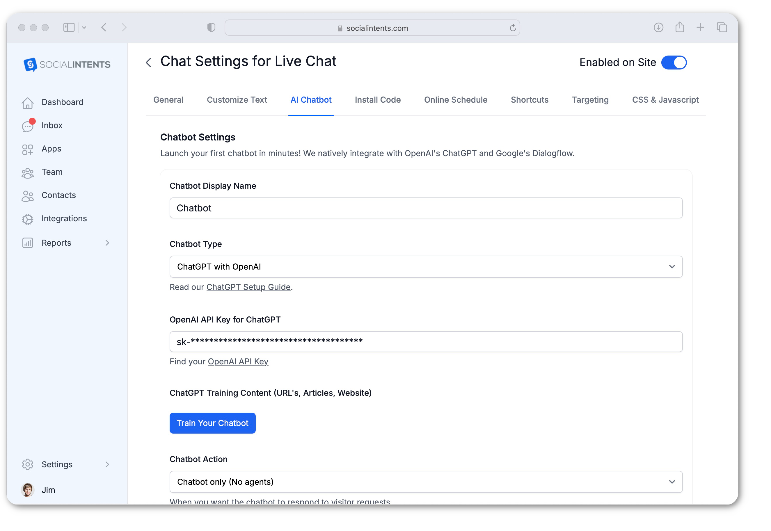 Webflow Chatbot Setup Step 2